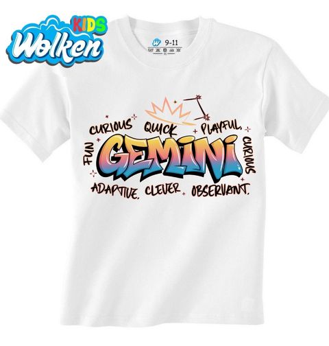 Obrázek produktu Dětské tričko Horoskop Blíženci Gemini Graffiti
