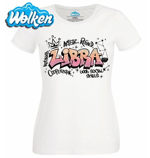 Obrázek produktu Dámské tričko Horoskop Váhy Libra Graffiti