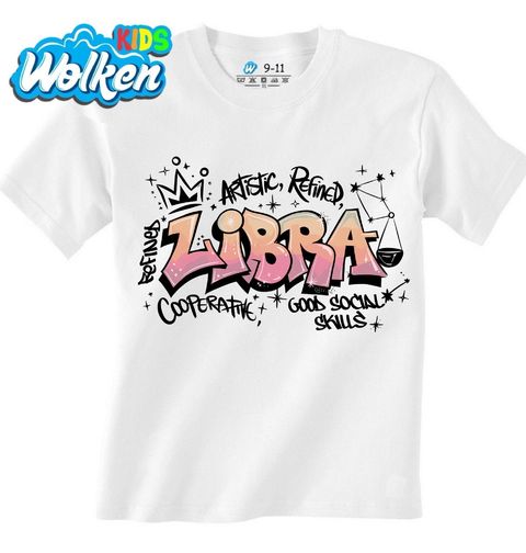 Obrázek produktu Dětské tričko Horoskop Váhy Libra Graffiti