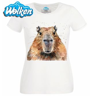 Dámské tričko  Klidný pohled Kapybary.jpg