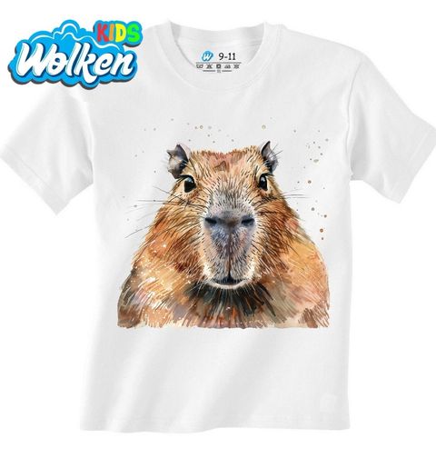 Obrázek produktu Dětské tričko Klidný pohled Kapybary