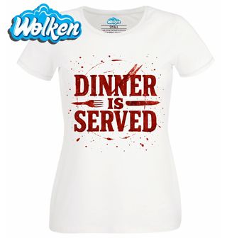 Dámské tričko  Hororová Večeře Dinner Is Served.jpg