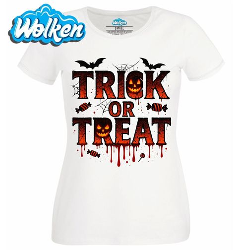 Obrázek produktu Dámské tričko Hororový Halloween Trick Or Treat