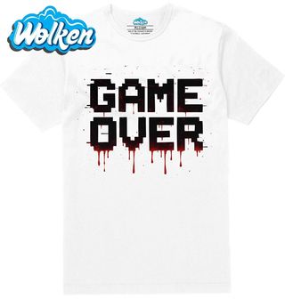 Pánské tričko  Krvavá Hra Game Over.jpg