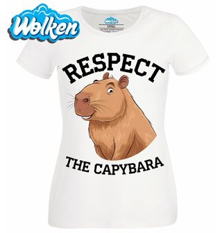 Dámské tričko  Měj Respekt ke Kapybaře.jpg
