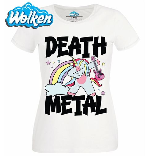 Obrázek produktu Dámské tričko Dabující Jednorožec Metalista Death Metal