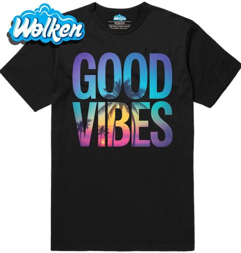 Obrázek produktu Pánské tričko Letní Palmy na Pláži Good Vibes
