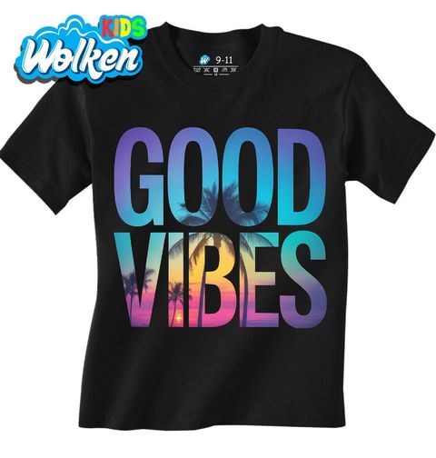 Obrázek produktu Dětské tričko Letní Palmy na Pláži Good Vibes