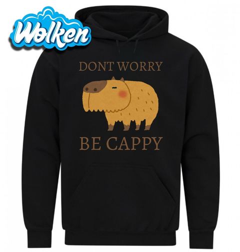 Obrázek produktu Pánská mikina Kapybara Don't Worry Be Cappy