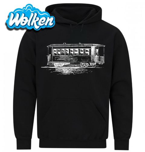 Obrázek produktu Pánská mikina Historická tramvaj Vintage doprava