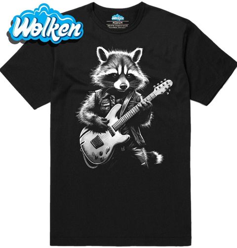 Obrázek produktu Pánské tričko Rockový Mýval s Kytarou