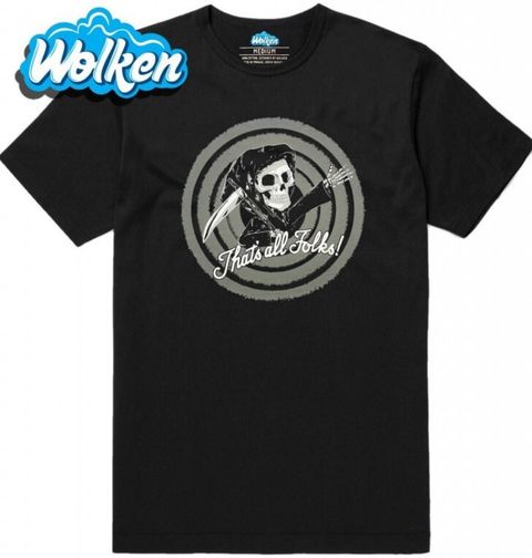 Obrázek produktu Pánské tričko The Reaper That's All Folks! Smrťák Toť Vše Přátelé!