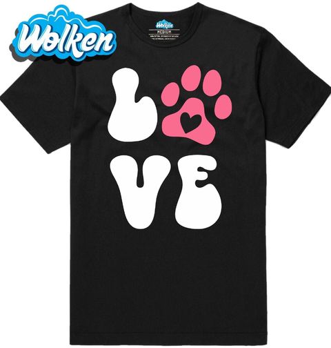 Obrázek produktu Pánské tričko Psí Tlapka LOVE