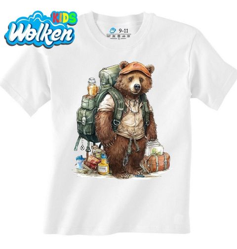 Obrázek produktu Dětské tričko Medvěd na Výpravě Hiking Bear