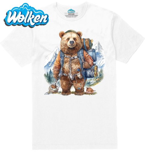 Obrázek produktu Pánské tričko Medvěd v Horách Hiking Bear