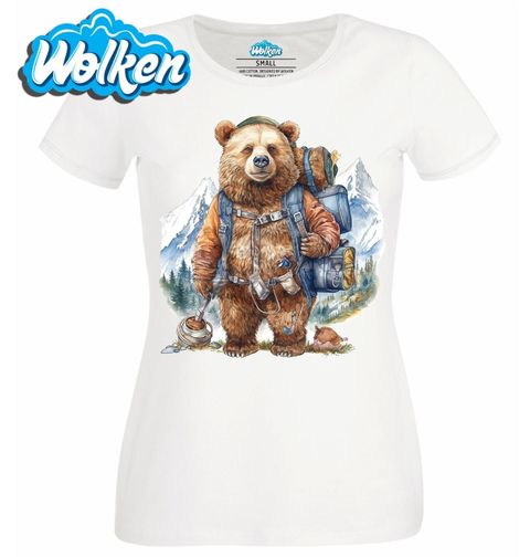 Obrázek produktu Dámské tričko Medvěd v Horách Hiking Bear