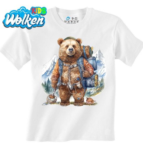 Obrázek produktu Dětské tričko Medvěd v Horách Hiking Bear