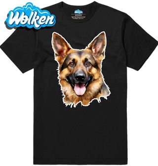 Pánské tričko Německý ovčák German Shepherd.jpg