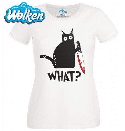 Obrázek produktu Dámské tričko Vražedná Kočka What!