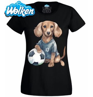 Dámské tričko Jezevčík Messi 10.jpg