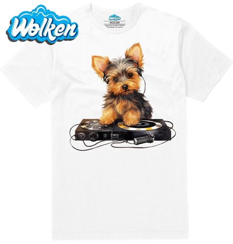Obrázek produktu Pánské tričko DJ Jorkšírský teriér