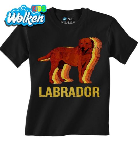 Obrázek produktu Dětské tričko Retro Labradorský retrívr