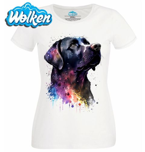 Obrázek produktu Dámské tričko Labradorský retrívr Colorful Labrador
