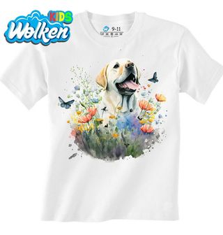 Dětské tričko Labradorský retrívr na Louce.jpg