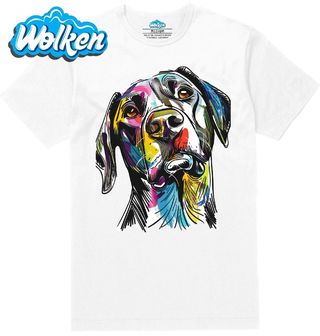 Pánské tričko  Barevná skica Labradorský retrívr.jpg