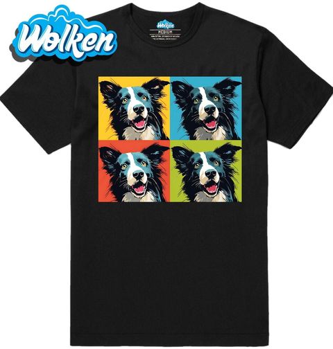 Obrázek produktu Pánské tričko Pop-art Border kolie
