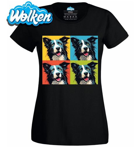 Obrázek produktu Dámské tričko Pop-art Border kolie