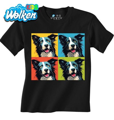 Obrázek produktu Dětské tričko Pop-art Border kolie