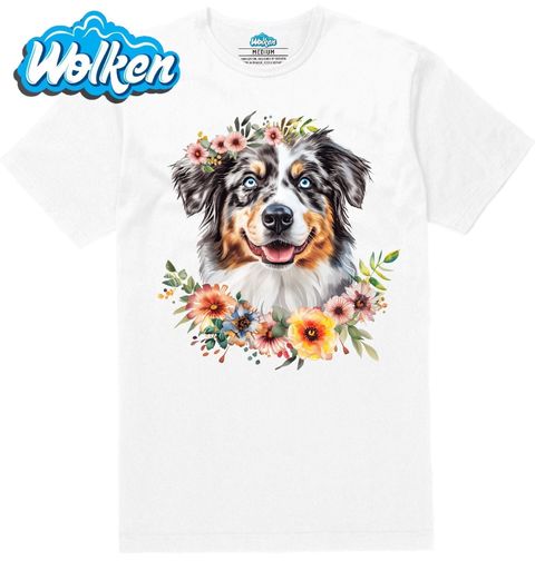 Obrázek produktu Pánské tričko Australský ovčák Blue merle