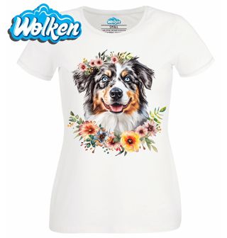Dámské tričko  Australský ovčák Blue merle.jpg