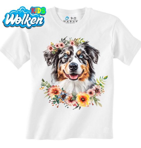 Obrázek produktu Dětské tričko Australský ovčák Blue merle