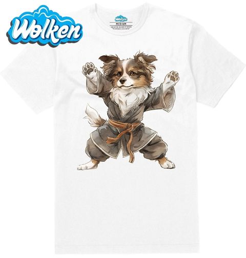 Obrázek produktu Pánské tričko Kung-fu Bojovník Australský ovčák