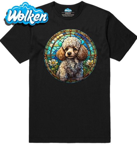 Obrázek produktu Pánské tričko Pudl ve Vitráži Stained Glass
