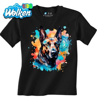 Dětské tričko Věrný Belgický ovčák Malinois.jpg