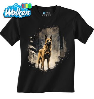 Dětské tričko Belgický ovčák Malinois Strážce lesa.jpg