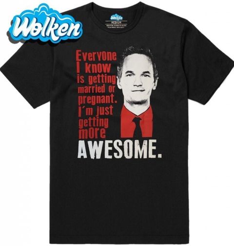 Obrázek produktu Pánské tričko Barney Stinson Awesome