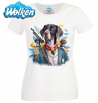 Dámské tričko  Polní maršál Německý ohař krátkosrstý.jpg