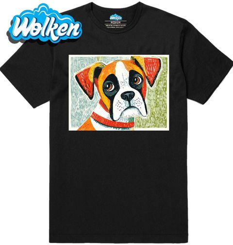 Obrázek produktu Pánské tričko Německý boxer v Etno Stylu