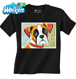 Dětské tričko Německý boxer v Etno Stylu.jpg