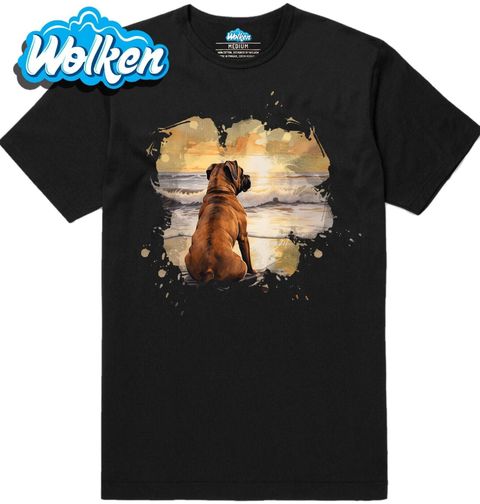 Obrázek produktu Pánské tričko Německý boxer na Pláži