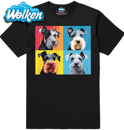 Obrázek produktu Pánské tričko Pop-art Knírač malý