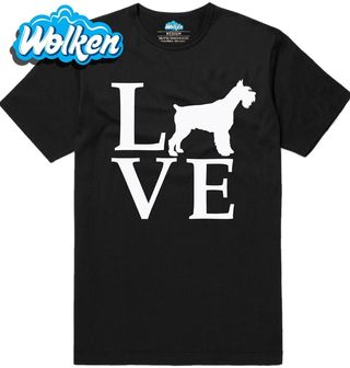 Pánské tričko Láska ke Knírači LOVE.jpg