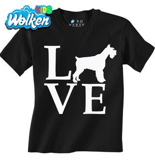 Dětské tričko Láska ke Knírači LOVE.jpg