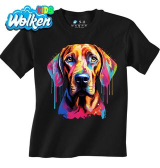 Dětské tričko Barevný Rhodéský ridgeback.jpg