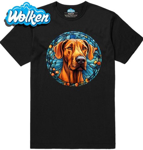 Obrázek produktu Pánské tričko Rhodéský ridgeback ve Vitráži Stained Glass