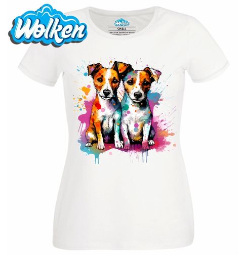 Obrázek produktu Dámské tričko Barevní Bráchové Jack Russell teriér